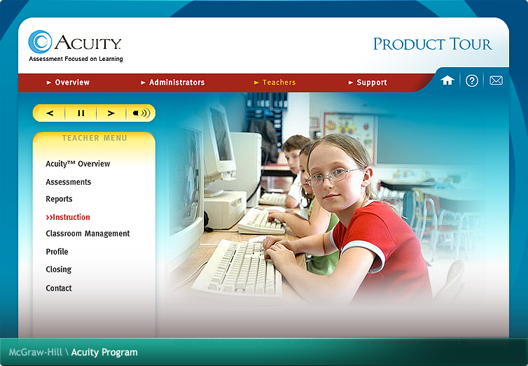 McGraw-Hill Acuity Flash Application