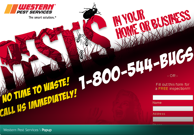 Western Pest Services Landing Page