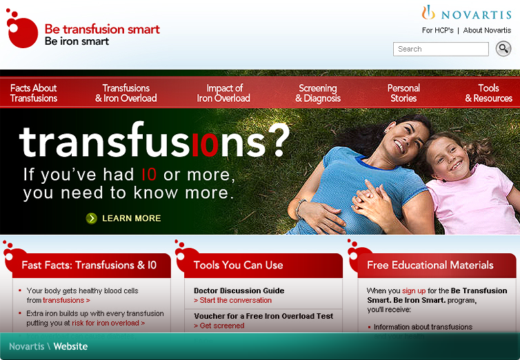 Be Transfusion Smart Website