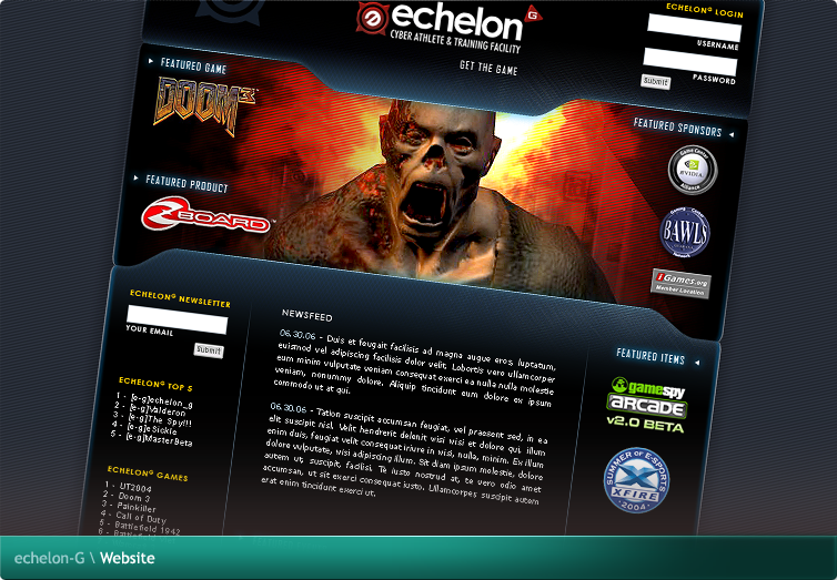 echelonG Website