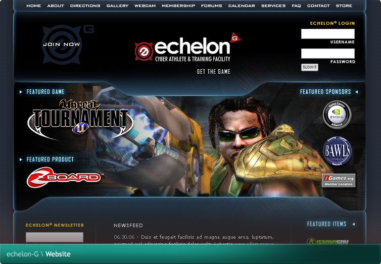echelonG Website