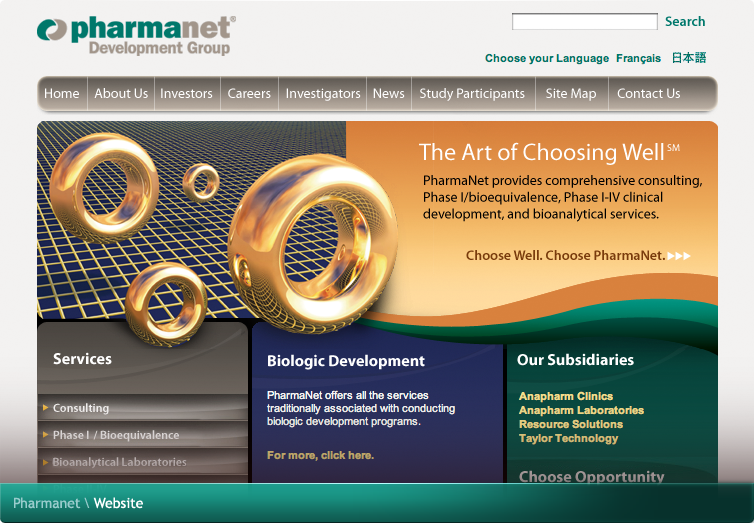 Pharmanet Website